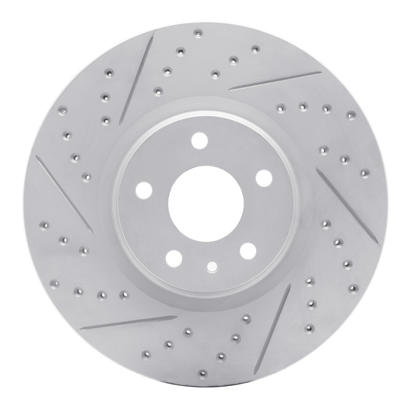 Ford Fusion Brake Rotor (1) - Front Left - DFC - Geoperformance Drilled & Slotted - `13-`20 Ford Fusion Brake Rotor (1) - Front Left - DFC - Geoperformance Drilled & Slotted - `13-`20