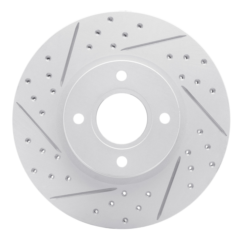 Ford Transit Courier Brake Rotor (1) - Front Left - DFC - Drilled & Slotted Geoperformance - `14-`23 Ford Transit Courier Brake Rotor (1) - Front Left - DFC - Drilled & Slotted Geoperformance - `14-`23