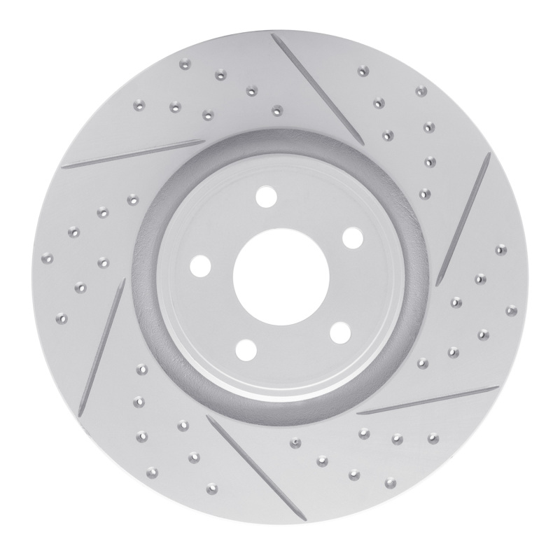 Ford Focus Brake Rotor (1) - Front Right - DFC - Drilled & Slotted Geoperformance - `14-`19 Ford Focus Brake Rotor (1) - Front Right - DFC - Drilled & Slotted Geoperformance - `14-`19