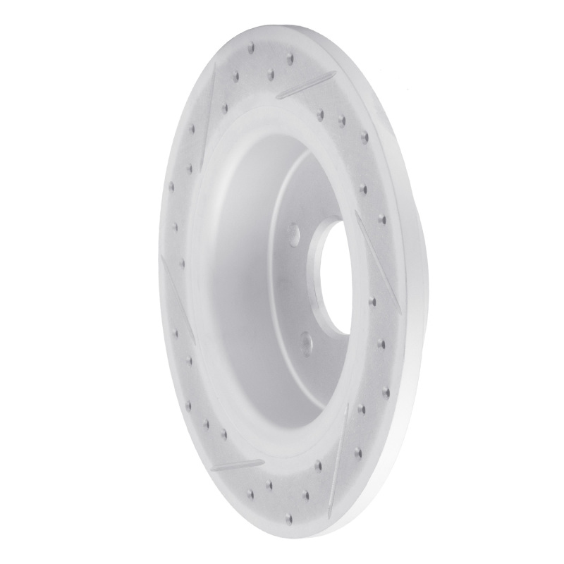 Ford Transit Connect Brake Rotor (1) - Rear Right - DFC - Geoperformance, Drilled & Slotted - `13-`18