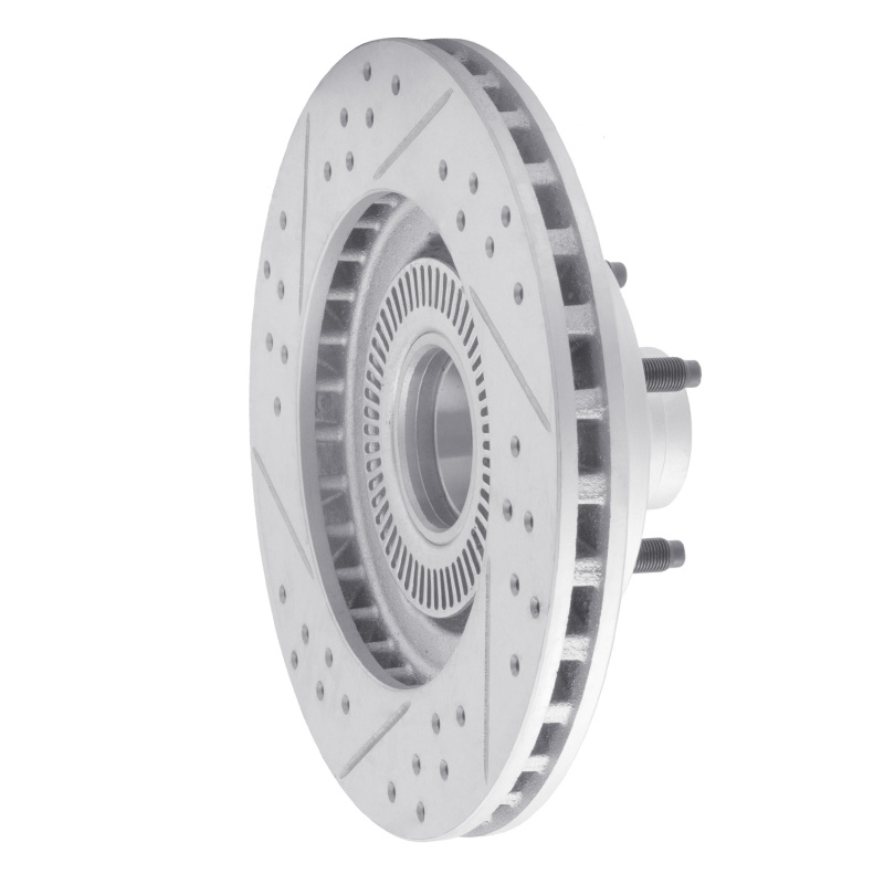 Ford Explorer Brake Rotor (1) - Front Right - DFC - Geoperformance Rotor - Drilled & Slotted - `95-`11