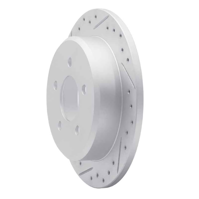 Ford Explorer Brake Rotor (1) - Rear Left - DFC - Geoperformance Rotor - Drilled and Slotted - `95-`02