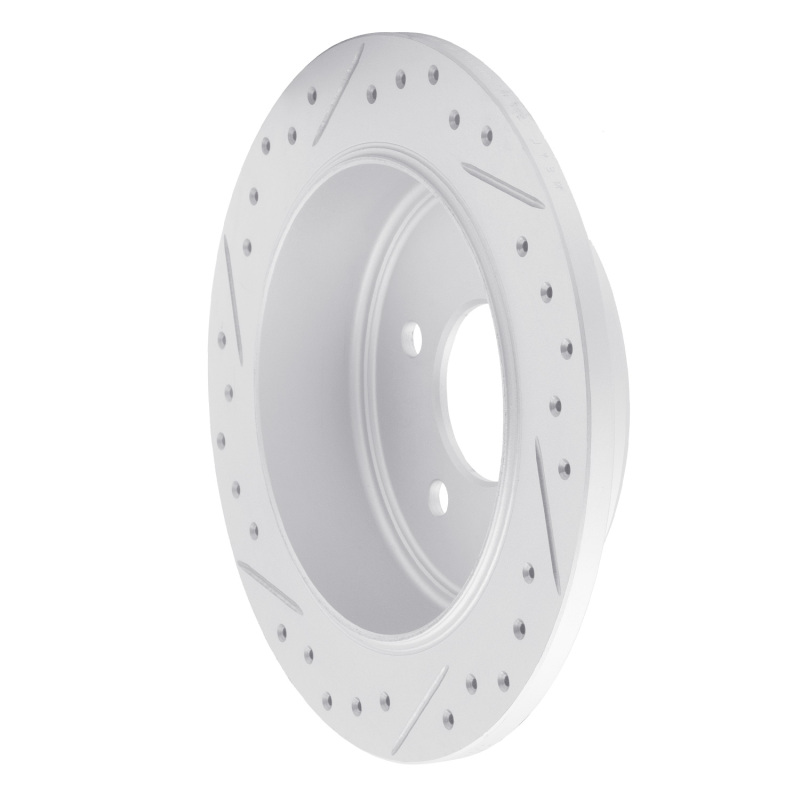 Ford Explorer Sport Brake Rotor (1) - Rear Right - DFC - Geoperformance, Drilled & Slotted - `95-`02