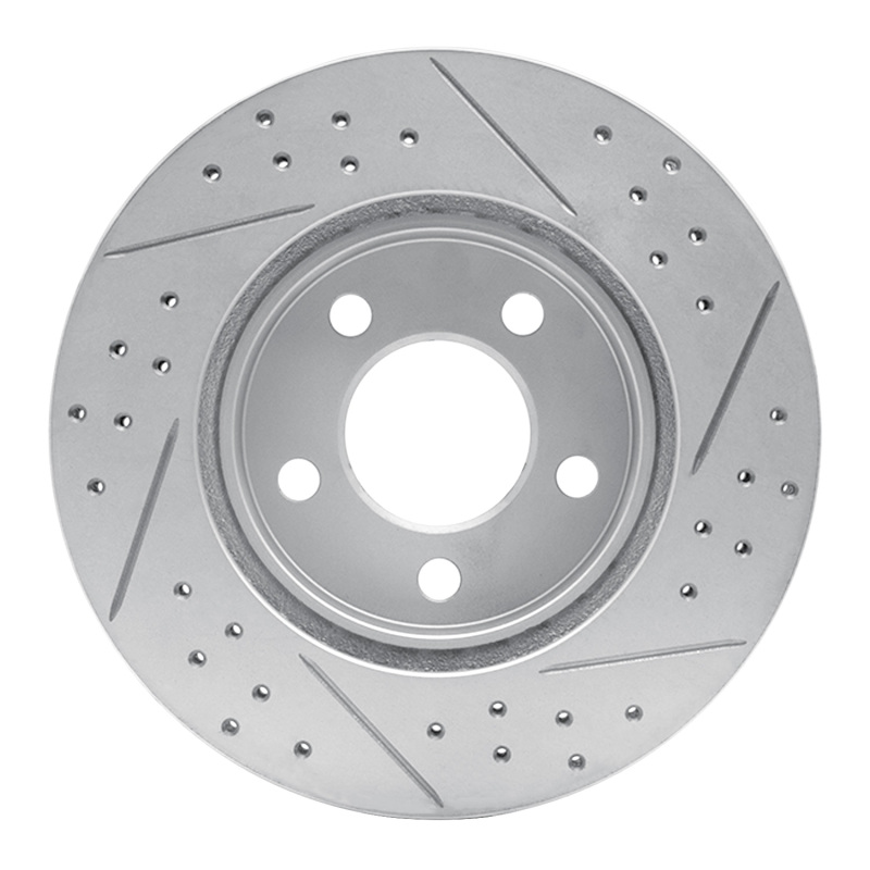 Ford Ranger Brake Rotor (1) - Front Left - DFC - Drilled & Slotted Geoperformance - `95-`02