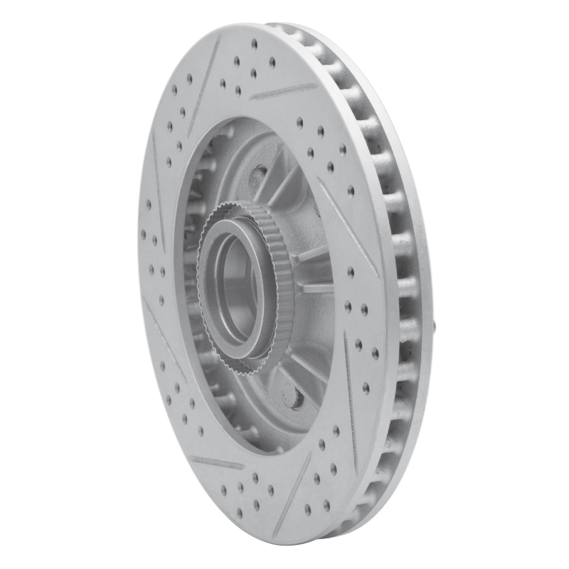 Ford Expedition Brake Rotor (1) - Front Right - DFC - Drilled & Slotted Geoperformance - `99-`04