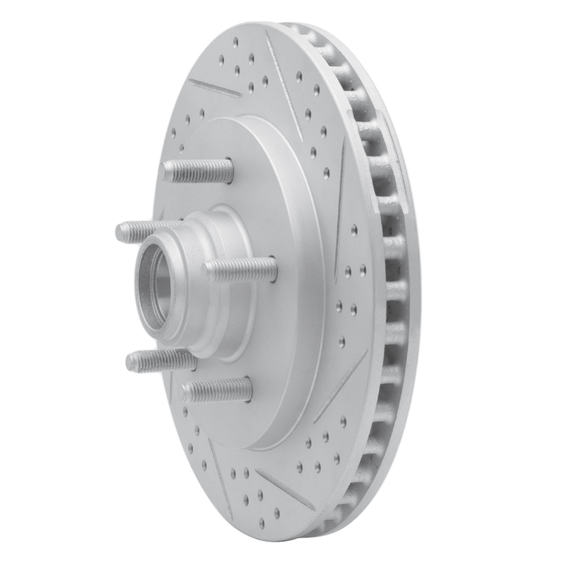 Ford Expedition Brake Rotor (1) - Front Right - DFC - Drilled & Slotted Geoperformance - `99-`04