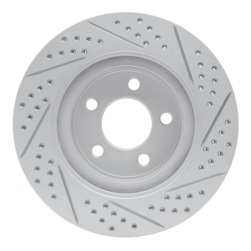 Ford Explorer Sport Trac Brake Rotor (1) - Front Left - DFC - Drilled & Slotted Geoperformance - `01-`11