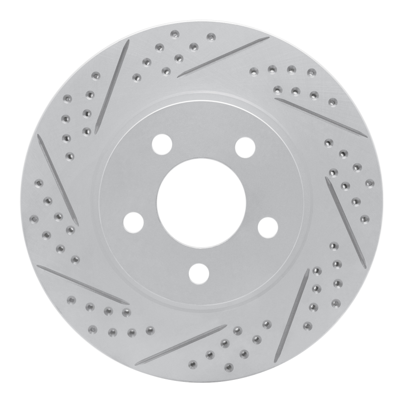 Ford Explorer Sport Trac Brake Rotor (1) - Front Left - DFC - Drilled & Slotted Geoperformance - `01-`11