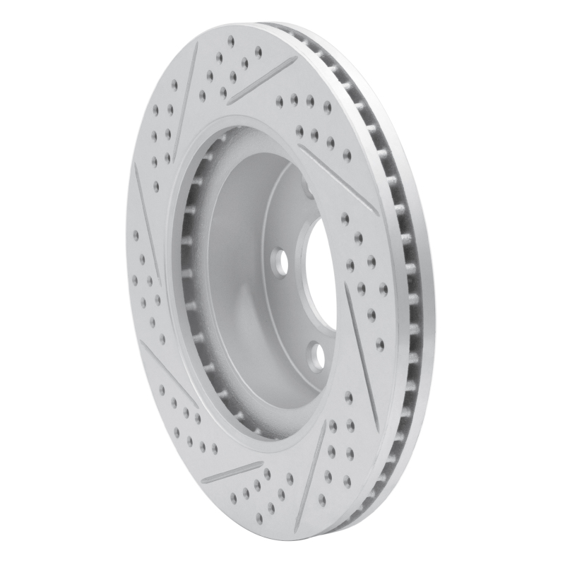 Ford Explorer Sport Brake Rotor (1) - Front Right - DFC - Drilled & Slotted Geoperformance - `01-`11