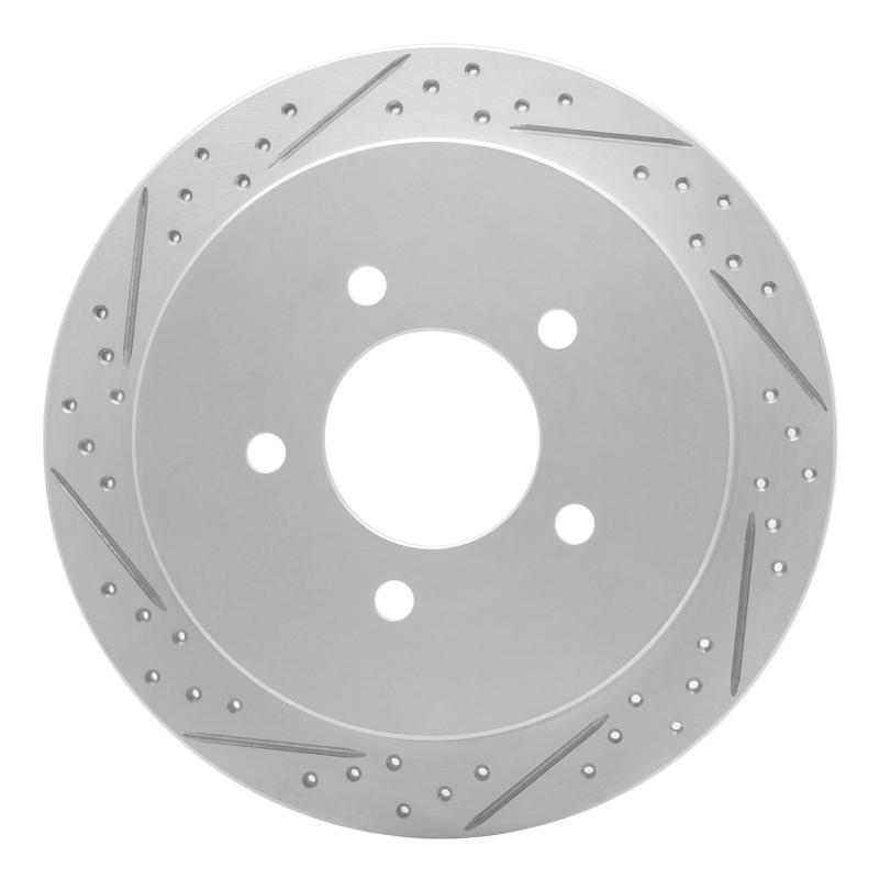 Ford F-150 Brake Rotor (1) - Rear Left - DFC - Drilled & Slotted Geoperformance - `97-`04
