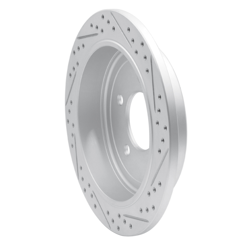 Ford F-150 Brake Rotor (1) - Rear Left - DFC - Drilled & Slotted Geoperformance - `97-`04