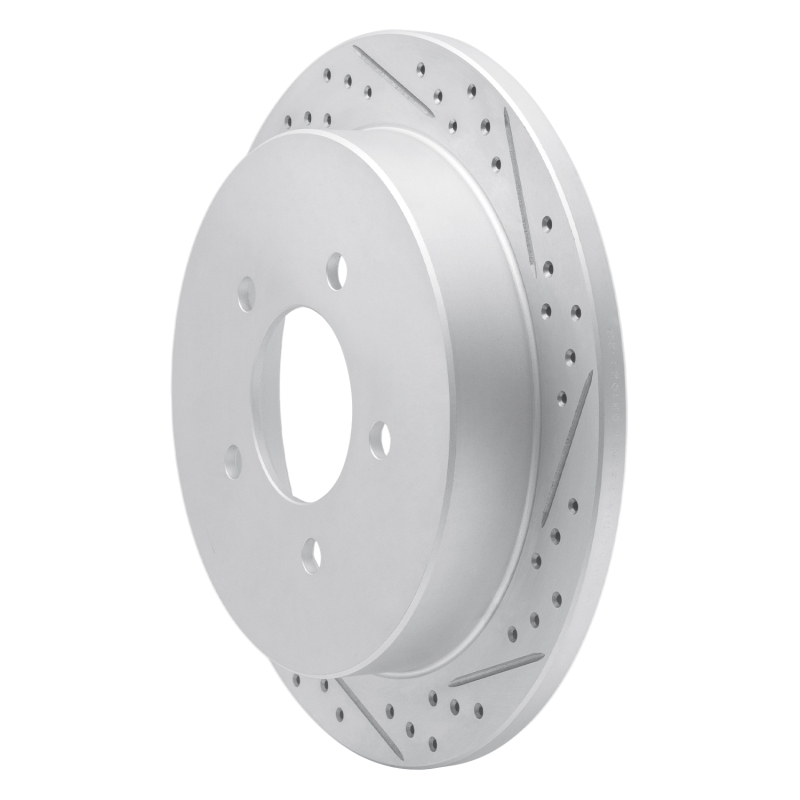 Ford F-150 Brake Rotor (1) - Rear Right - DFC - Drilled & Slotted Geoperformance - `97-`04