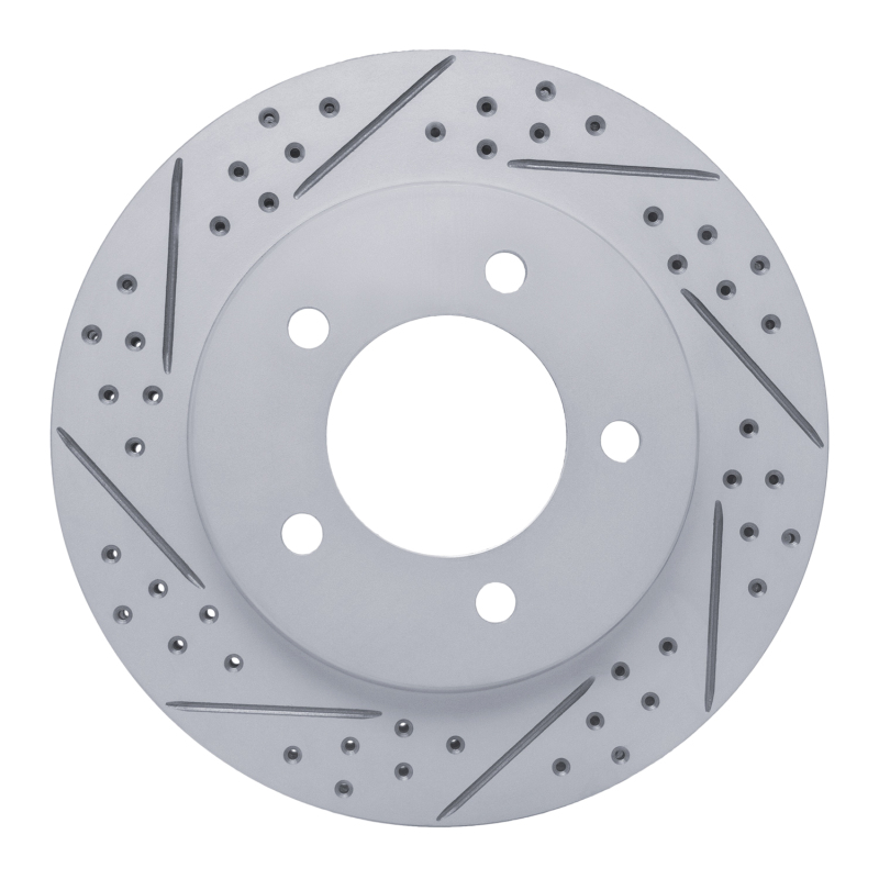 Ford Expedition Brake Rotor (1) - Front Left - DFC - Drilled & Slotted Geoperformance - `97-`02