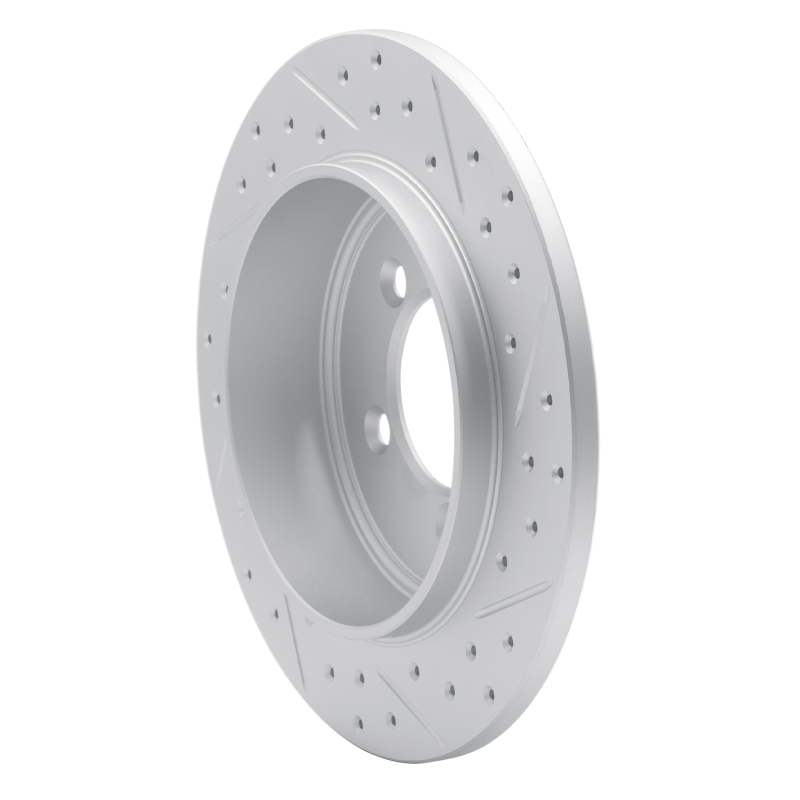 Ford Explorer Sport Trac Brake Rotor (1) - Rear Left - DFC - Drilled & Slotted Geoperformance - `02-`10