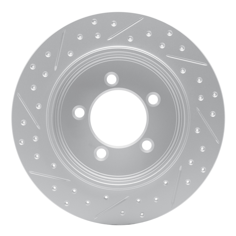 Ford Explorer Brake Rotor (1) - Rear Right - DFC - Drilled & Slotted Geoperformance - `02-`10