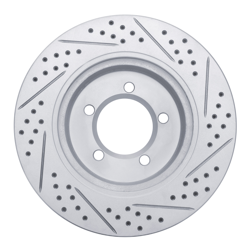 Ford Explorer Brake Rotor (1) - Front Left - DFC - Geoperformance Rotor - Drilled and Slotted - `02-`05