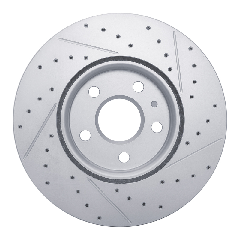 Ford Explorer Brake Rotor (1) - Front Right - DFC - Drilled & Slotted Geoperformance - `02-`05