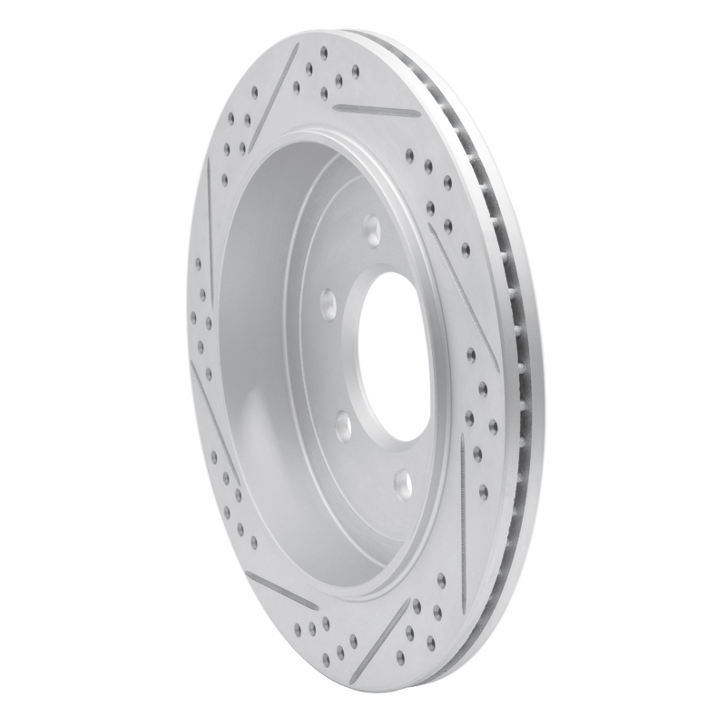 Ford Expedition Brake Rotor (1) - Rear Right - DFC - Drilled & Slotted Geoperformance - `02-`06