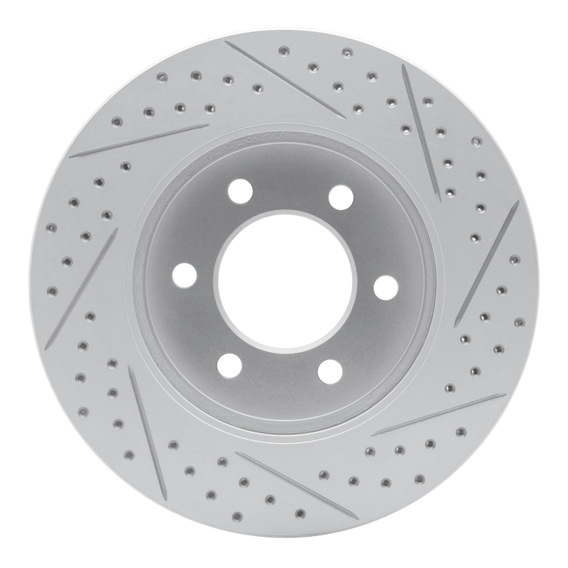 Ford Expedition Brake Rotor (1) - Front Left - DFC - Drilled & Slotted Geoperformance - `02-`06