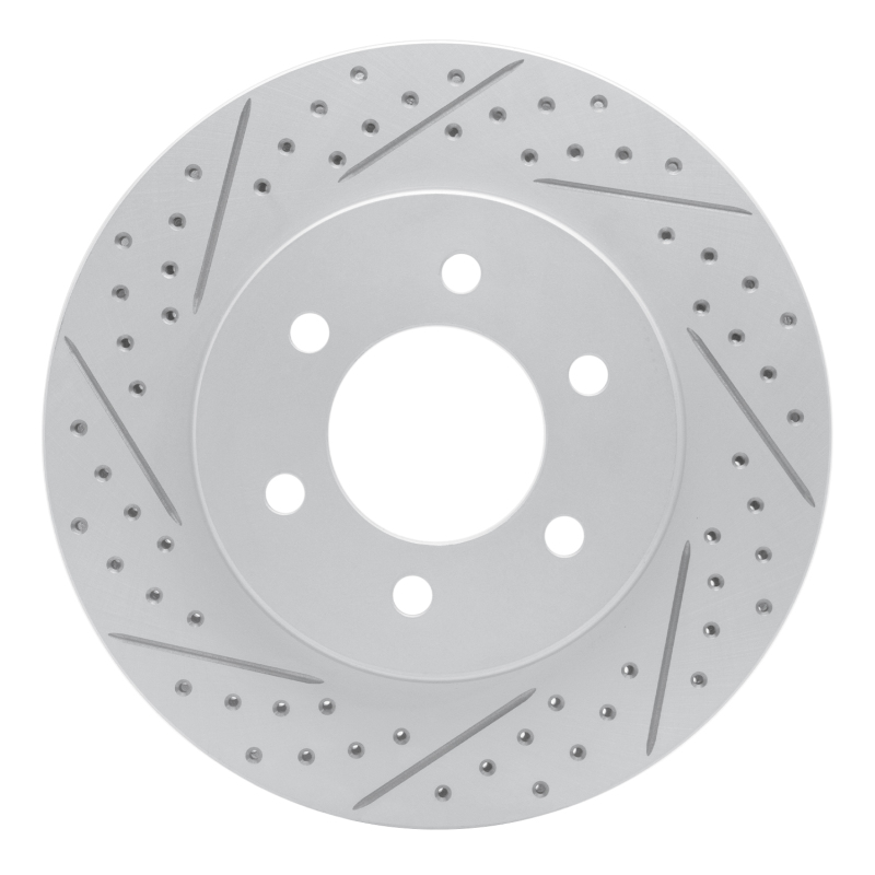 Ford Expedition Brake Rotor (1) - Front Left - DFC - Drilled & Slotted Geoperformance - `02-`06