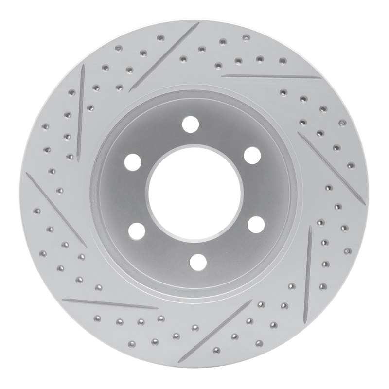 Ford Expedition Brake Rotor (1) - Front Right - DFC - Drilled & Slotted Geoperformance - `02-`06
