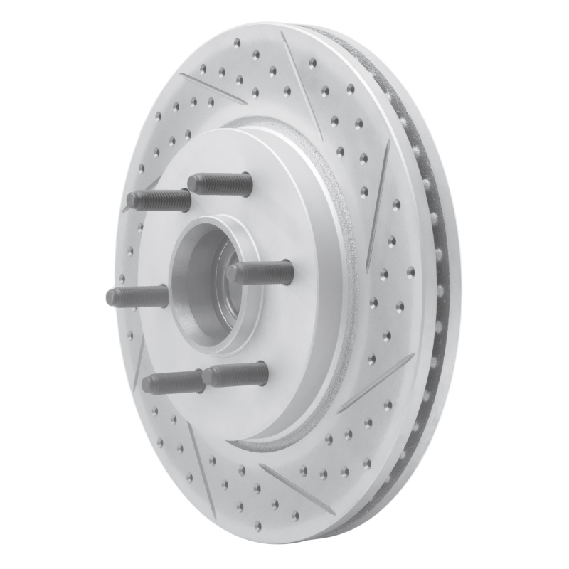 Ford F-150 Brake Rotor (1) - Front Right - DFC - Drilled & Slotted Geoperformance - `04-`08