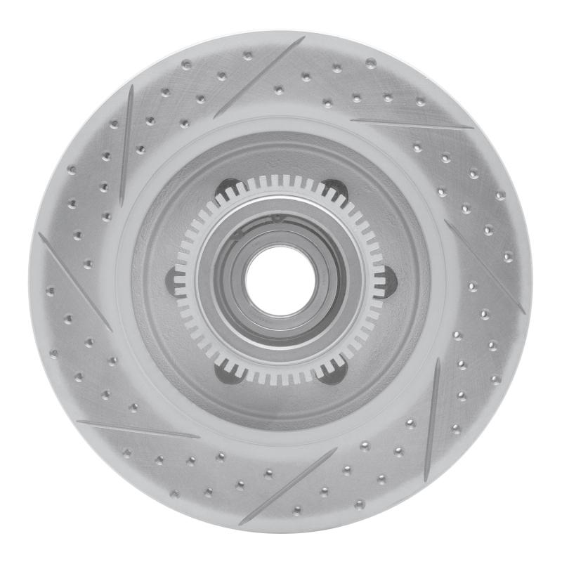 Ford F-150 Brake Rotor (1) - Front Right - DFC - Drilled & Slotted Geoperformance - `04-`08