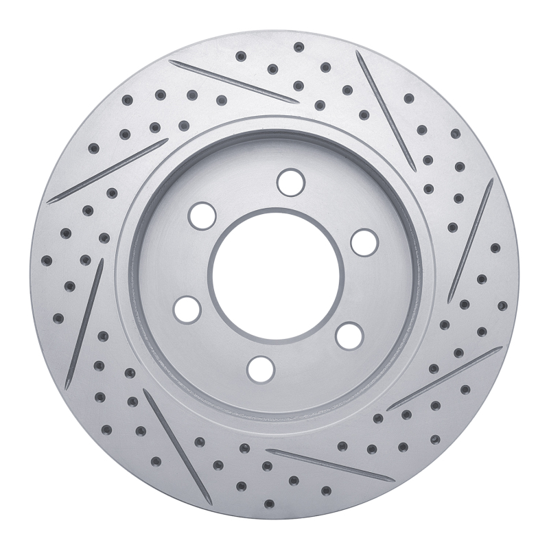 Ford F-150 Brake Rotor (1) - Front Left - DFC - Drilled & Slotted Geoperformance - `04-`08