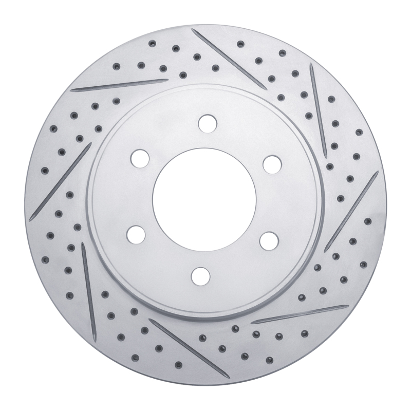 Ford F-150 Brake Rotor (1) - Front Right - DFC - Drilled & Slotted Geoperformance - `04-`08