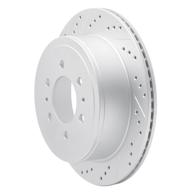 Ford F-150 Brake Rotor (1) - Rear Left - DFC - Geoperformance - Drilled & Slotted - `04-`11