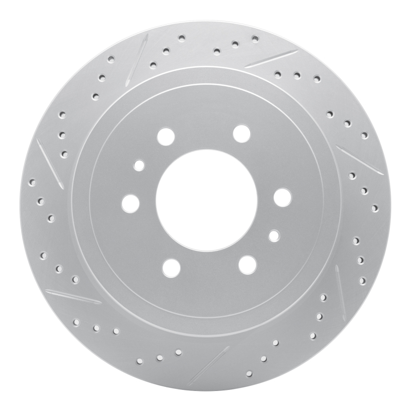 Ford F-150 Brake Rotor (1) - Rear Left - DFC - Geoperformance - Drilled & Slotted - `04-`11 Ford F-150 Brake Rotor (1) - Rear Left - DFC - Geoperformance - Drilled & Slotted - `04-`11