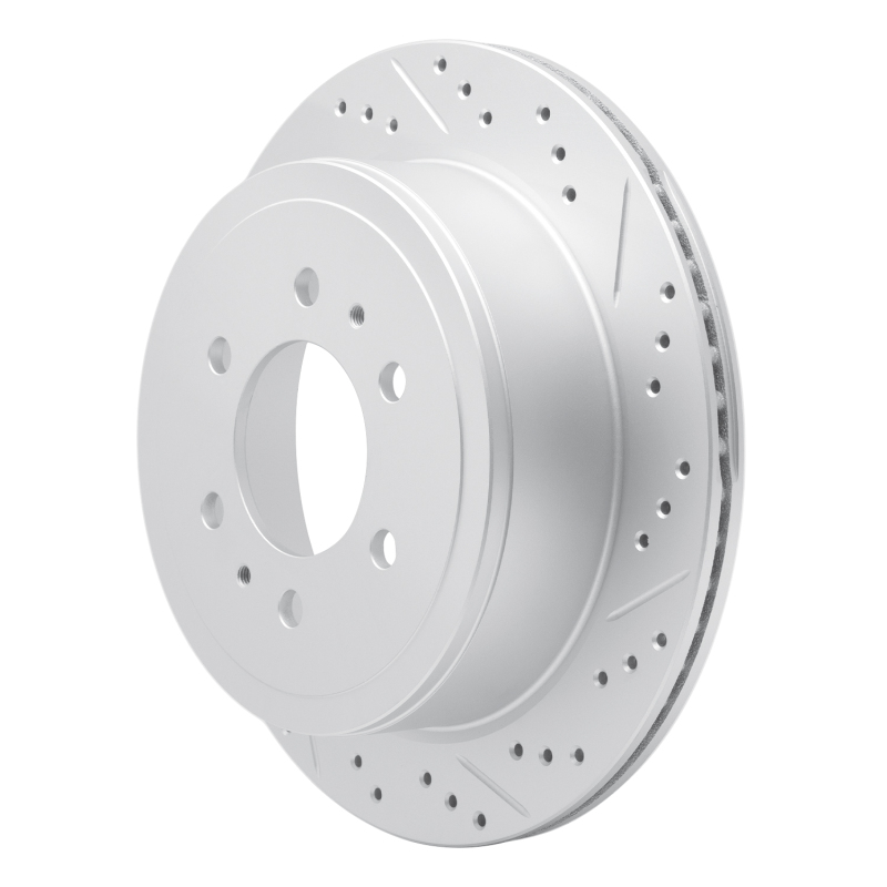 Ford F-150 Brake Rotor (1) - Rear Right - DFC - Geoperformance Drilled & Slotted - `04-`11