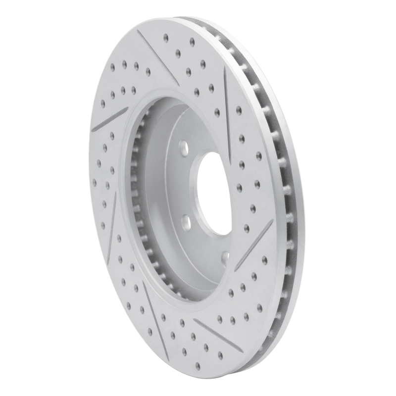 Ford Escape Brake Rotor (1) - Front Left - DFC - Drilled & Slotted Geoperformance - `05-`12