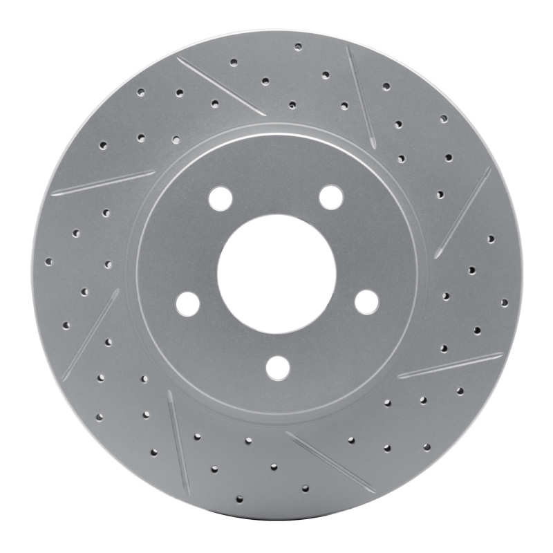 Ford Escape Brake Rotor (1) - Front Right - DFC - Drilled & Slotted Geoperformance - `05-`12