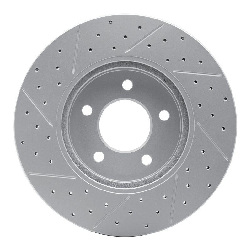 Ford Escape Brake Rotor (1) - Front Right - DFC - Drilled & Slotted Geoperformance - `05-`12