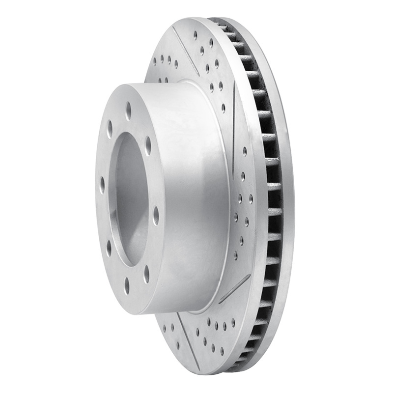 Ford F-350 Super Duty Brake Rotor (1) - Front Right - DFC - Geoperformance Drilled & Slotted - `05-`12