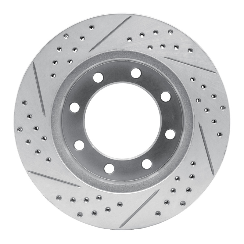 Ford F-350 Super Duty Brake Rotor (1) - Front Right - DFC - Geoperformance Drilled & Slotted - `05-`12