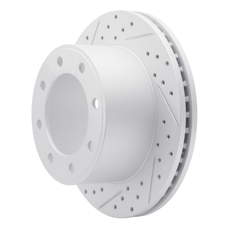 Ford F-250 Super Duty Brake Rotor (1) - Rear Left - DFC - Geoperformance Drilled & Slotted - `05-`12