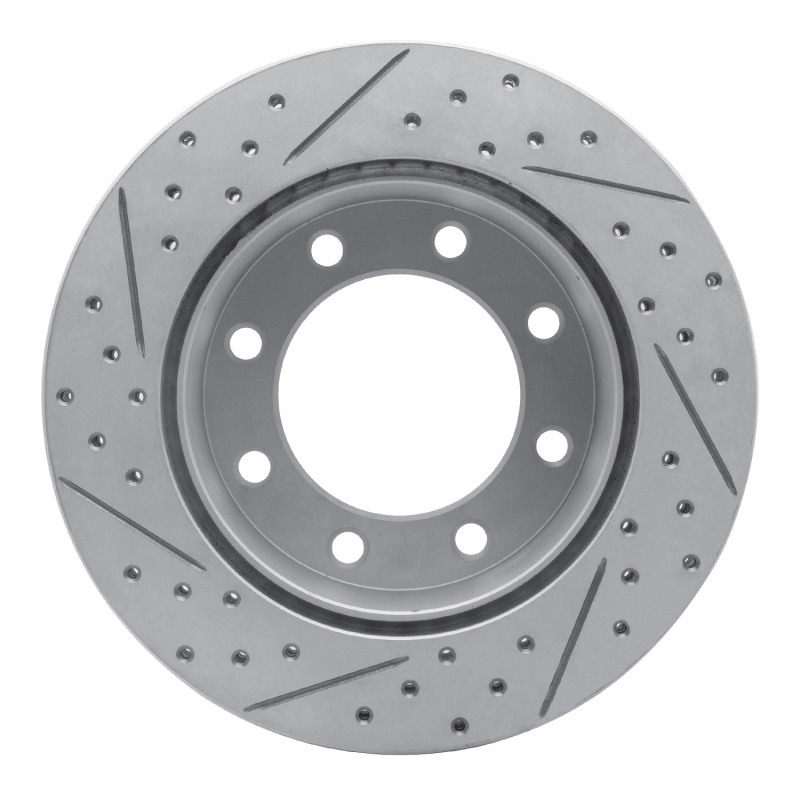 Ford F-250 Brake Rotor (1) - Rear Right - DFC - Geoperformance Rotors - Drill & Slot - `05-`12