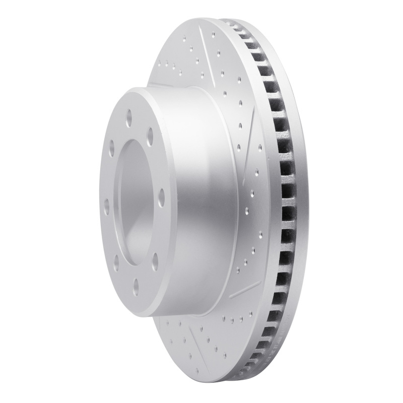 Ford F-250 Brake Rotor (1) - Front Right - DFC - Geoperformance Drilled & Slotted - `05-`07