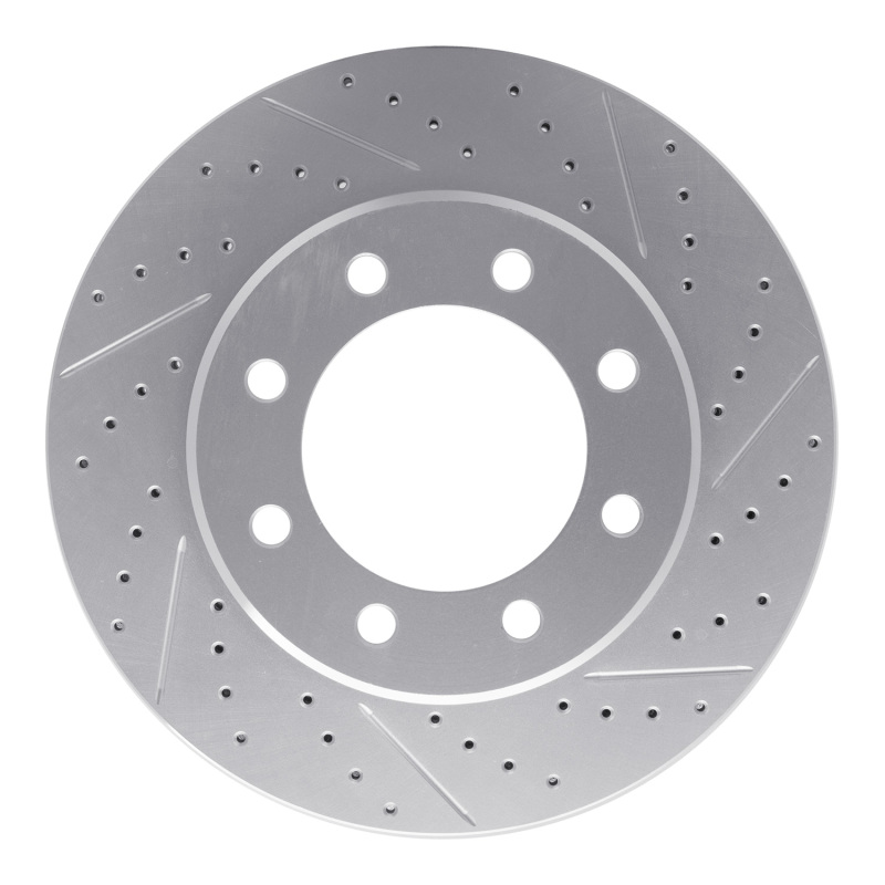 Ford F-350 Super Duty Brake Rotor (1) - Front Right - DFC - Drilled & Slotted Geoperformance - `05-`07 Ford F-350 Super Duty Brake Rotor (1) - Front Right - DFC - Drilled & Slotted Geoperformance - `05-`07