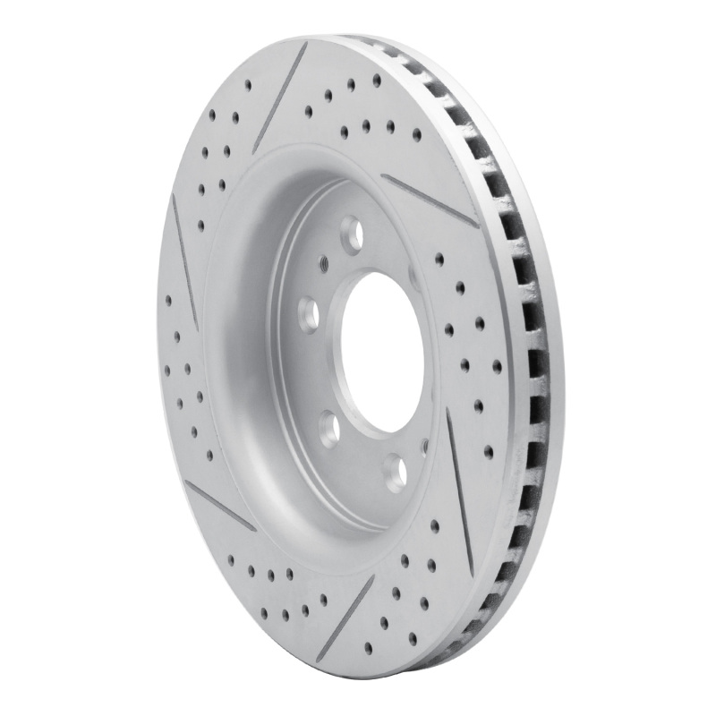 Ford F-150 Brake Rotor (1) - Front Right - DFC - Drilled & Slotted Geoperformance - `07-`21