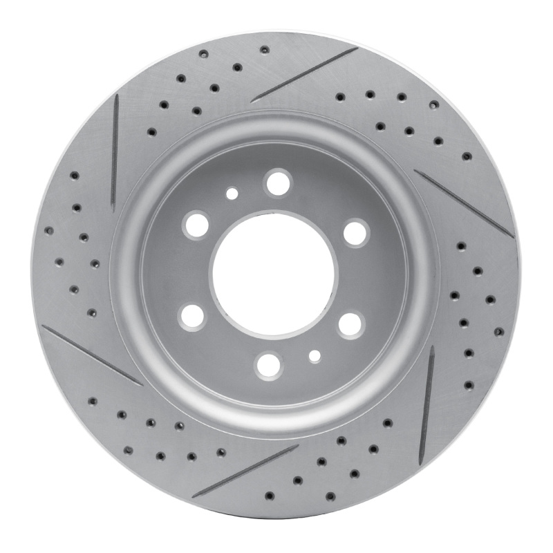 Ford F-150 Brake Rotor (1) - Front Right - DFC - Drilled & Slotted Geoperformance - `07-`21