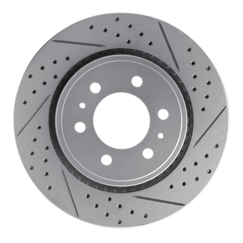 Ford F-150 Brake Rotor (1) - Front Right - DFC - Drilled & Slotted Geoperformance - `07-`21