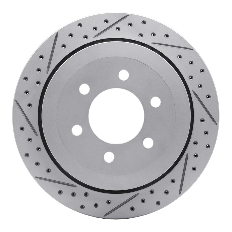 Ford Expedition Brake Rotor (1) - Rear Left - DFC - Drilled & Slotted Geoperformance - `07-`17