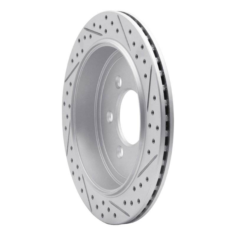 Ford Expedition Brake Rotor (1) - Rear Left - DFC - Drilled & Slotted Geoperformance - `07-`17