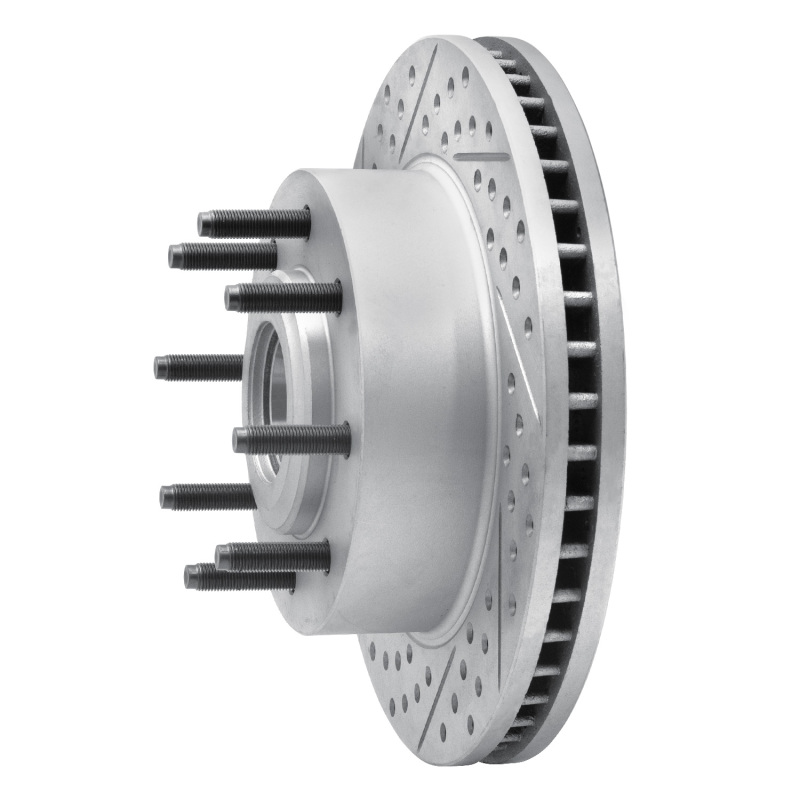 Ford F-250 Brake Rotor (1) - Front Left - DFC - Drilled & Slotted Geoperformance - `06-`12