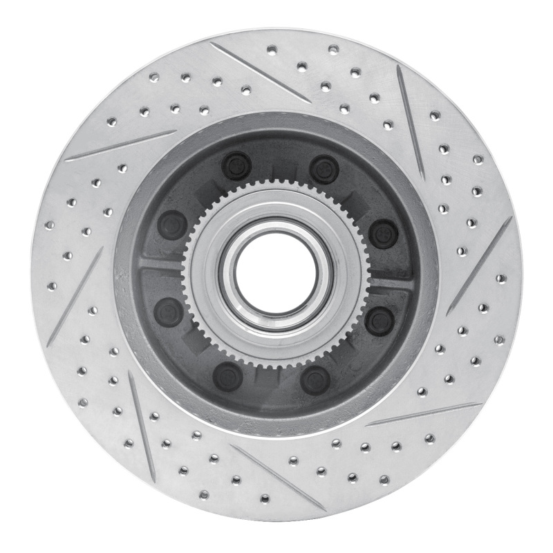 Ford F-250 Brake Rotor (1) - Front Left - DFC - Drilled & Slotted Geoperformance - `06-`12