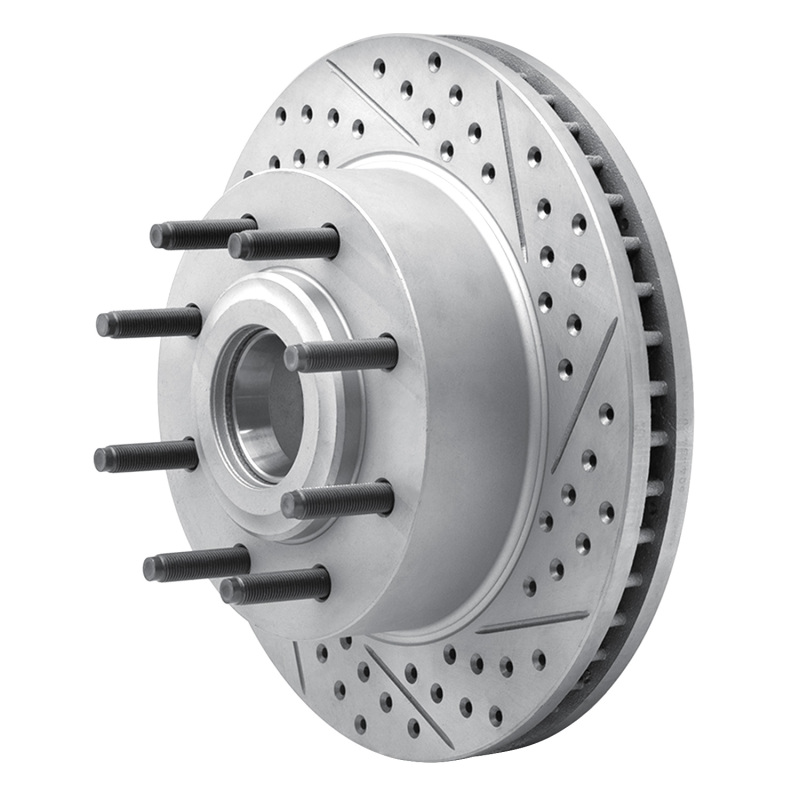 Ford F-350 Super Duty Brake Rotor (1) - Front Right - DFC - Geoperformance Drilled & Slotted - `06-`12