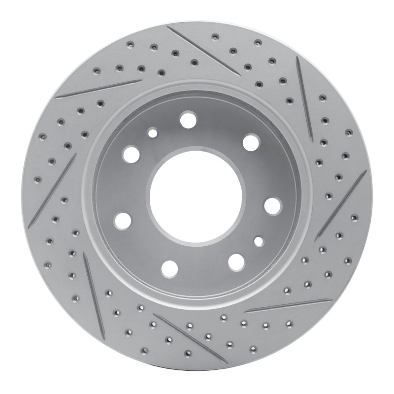 Ford F-150 Brake Rotor (1) - Front Left - DFC - Drilled & Slotted Geoperformance - 2009